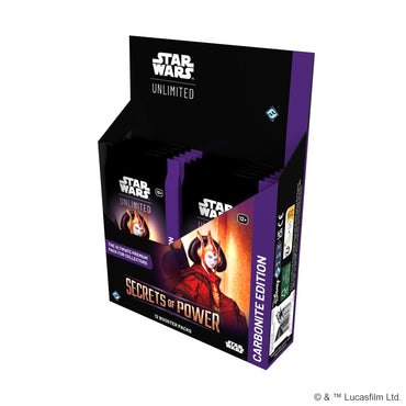 Secrets of Power Carbonite Edition - Booster Display