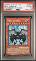 NEOS WISEMAN CROSSROADS OF CHAOS 2008 YU-GI-OH! CSOC-CROSSROADS OF CHAOS PSA GEM MT 10