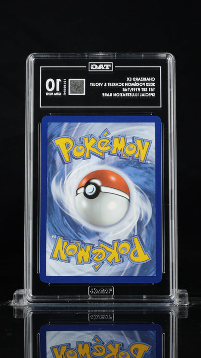 Charizard ex Special Illustration Rare 2023 Pokémon Scarlet & Violet TAG 10 GEM MINT