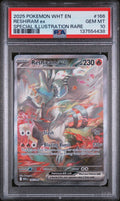 RESHIRAM ex SPECIAL ILLUSTRATION RARE 2025 POKEMON WHT EN-WHITE FLARE PSA GEM MT 10