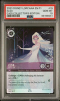 2023 DISNEY LORCANA EN P1-PROMO #19 ELSA D100 COLLECTOR'S EDITION