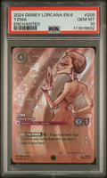 YZMA ENCHANTED 2024 DISNEY LORCANA EN 6-AZURITE SEA PSA GEM MT 10