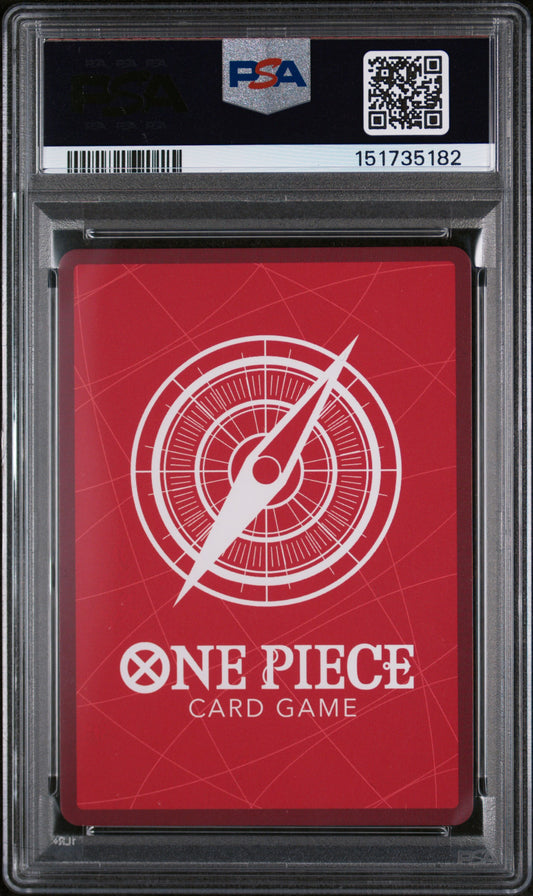 SANJI ALTERNATE ART 2025 ONE PIECE OP12-LEGACY OF THE MASTER PSA GEM MT 10