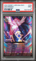 2024 DISNEY LORCANA EN 5-SHIMMERING SKIES #208 ARCHIMEDES ENCHANTED MT 9