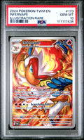 INFERNAPE ILLUSTRATION RARE 2024 POKEMON TWM EN-TWILIGHT MASQUERADE PSA GEM MT 10