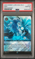 SISU ENCHANTED 2023 DISNEY LORCANA EN 2-RISE OF THE FLOODBORN PSA GEM MT 10
