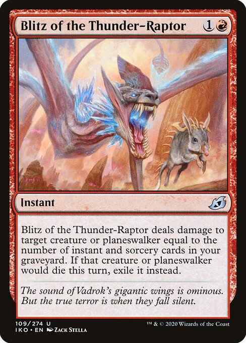Blitz of the Thunder-Raptor - Ikoria: Lair of Behemoths - 109