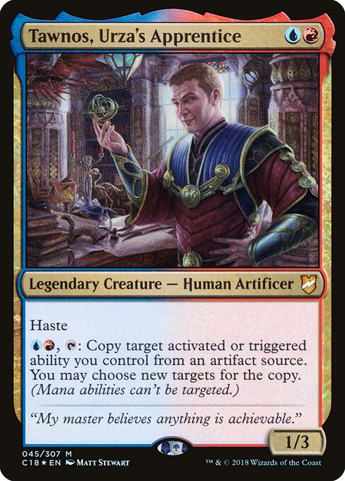 Tawnos, Urza's Apprentice - Commander 2018 - 45