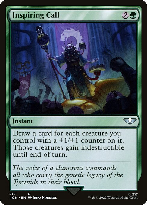 Inspiring Call - Warhammer 40,000 Commander - 217
