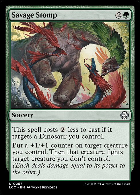 Savage Stomp - The Lost Caverns of Ixalan Commander - 257