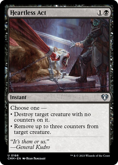 Heartless Act - Commander Masters - 166