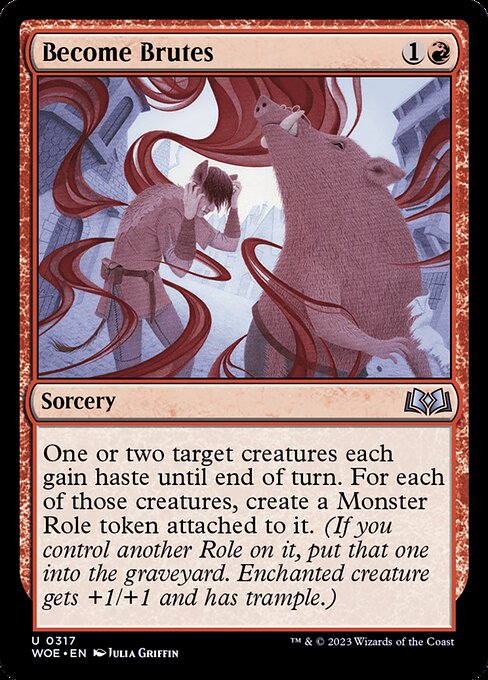 Become Brutes - Wilds of Eldraine - 317