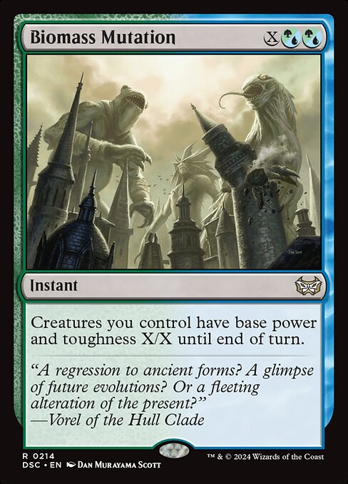 Biomass Mutation - Duskmourn: House of Horror Commander - 214