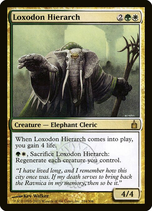 Loxodon Hierarch - Ravnica: City of Guilds - 214