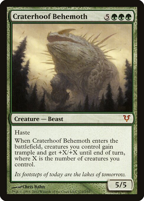 Craterhoof Behemoth - Avacyn Restored - 172