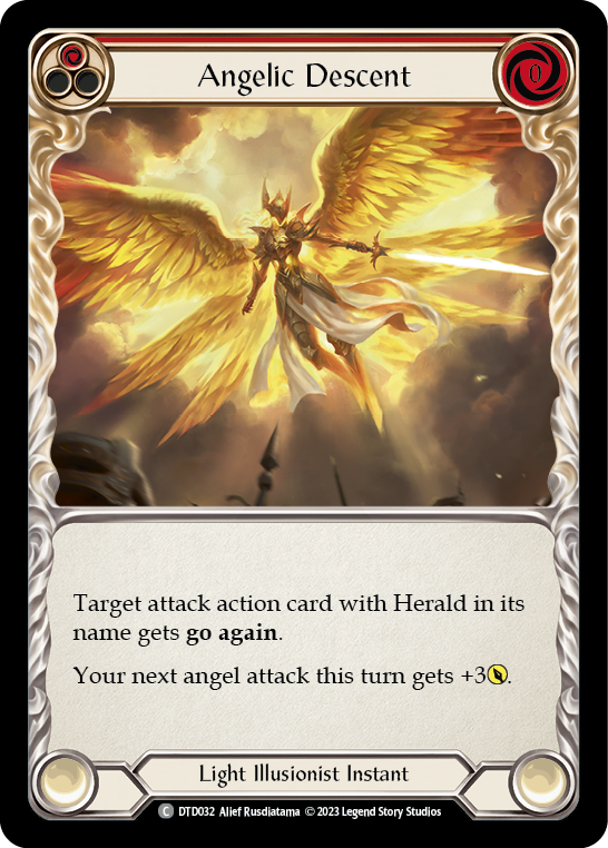 Angelic Descent (Red) [DTD032] (Dusk Till Dawn)