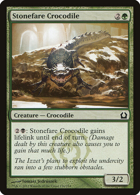 Stonefare Crocodile - Return to Ravnica - 136