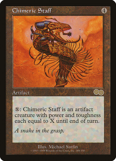 Chimeric Staff - Urza's Saga - 288