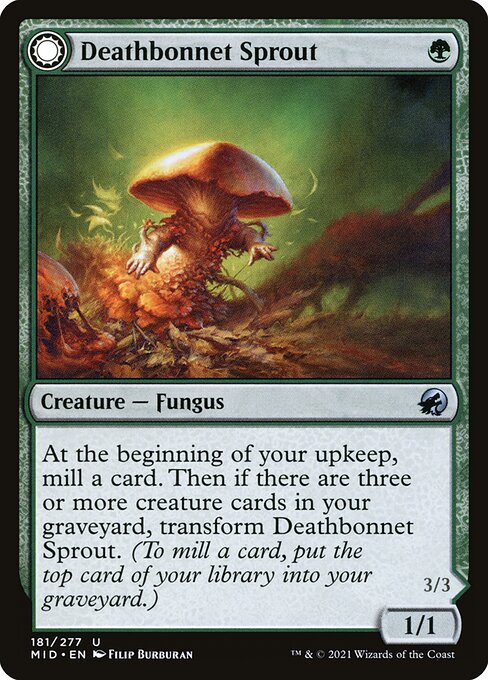 Deathbonnet Sprout // Deathbonnet Hulk - Innistrad: Midnight Hunt - 181