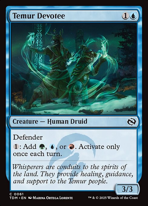 Temur Devotee - Tarkir: Dragonstorm - 61