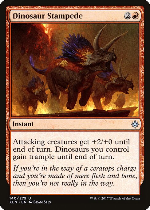 Dinosaur Stampede - Ixalan - 140