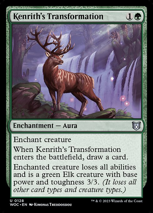 Kenrith's Transformation - Wilds of Eldraine Commander - 128