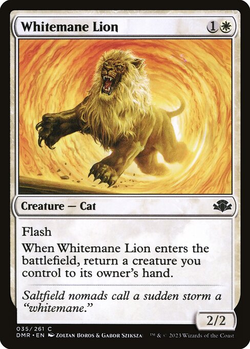 Whitemane Lion - Dominaria Remastered - 35