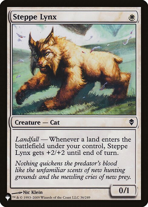 Steppe Lynx - The List - ZEN-36