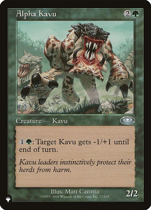 Alpha Kavu - The List - PLS-77