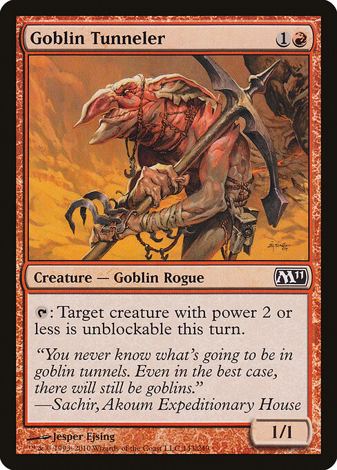 Goblin Tunneler - Magic 2011 - 143