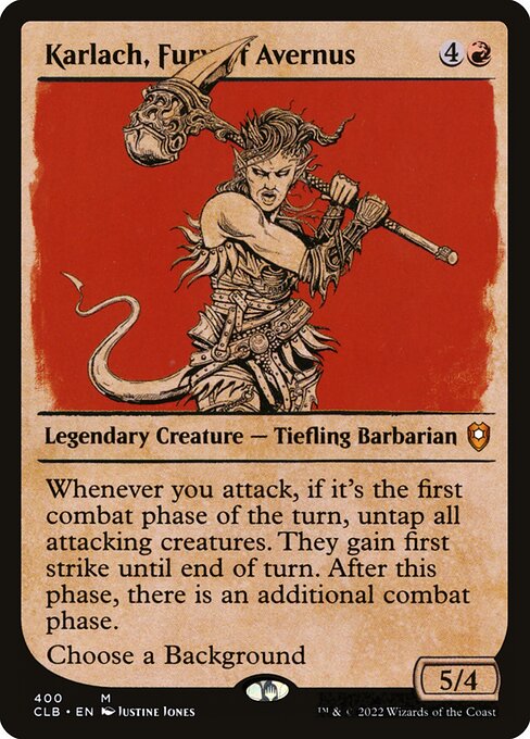 Karlach, Fury of Avernus - Commander Legends: Battle for Baldur's Gate - 400