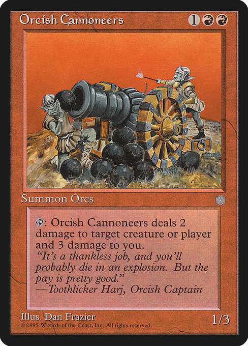Orcish Cannoneers - Ice Age - 205