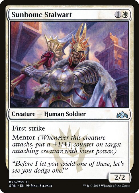 Sunhome Stalwart - Guilds of Ravnica - 26