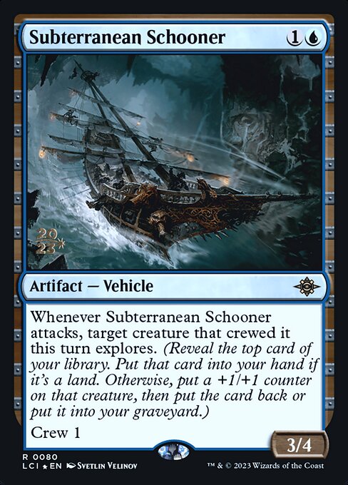 Subterranean Schooner - The Lost Caverns of Ixalan Promos - 80s