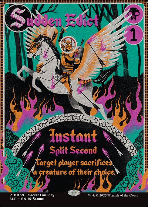 Sudden Edict - Secret Lair Promo - 39