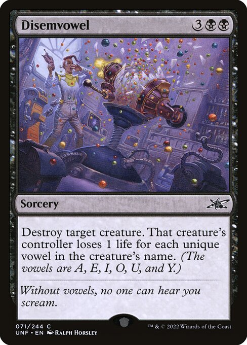 Disemvowel - Unfinity - 71
