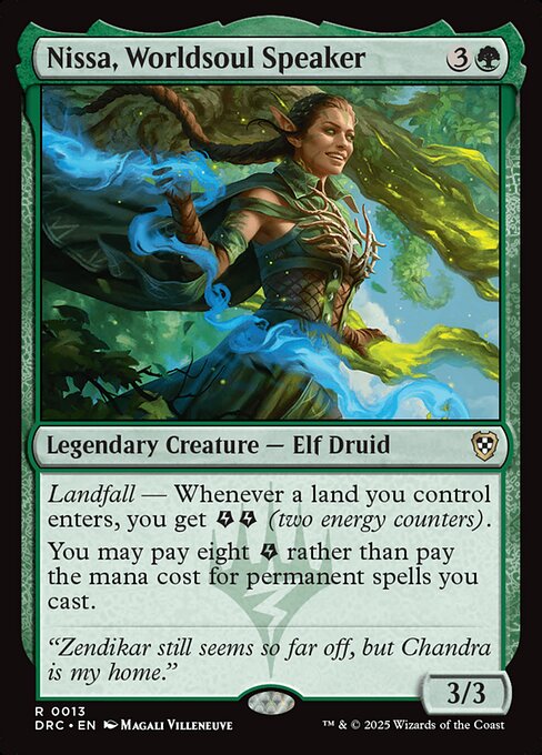 Nissa, Worldsoul Speaker - Aetherdrift Commander - 13