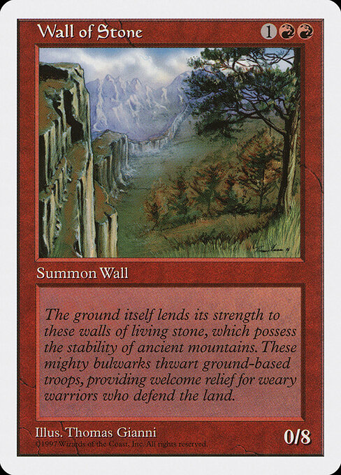Wall of Stone - Fifth Edition - 274
