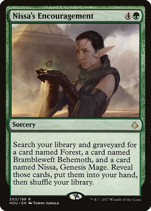 Nissa's Encouragement - Hour of Devastation - 203