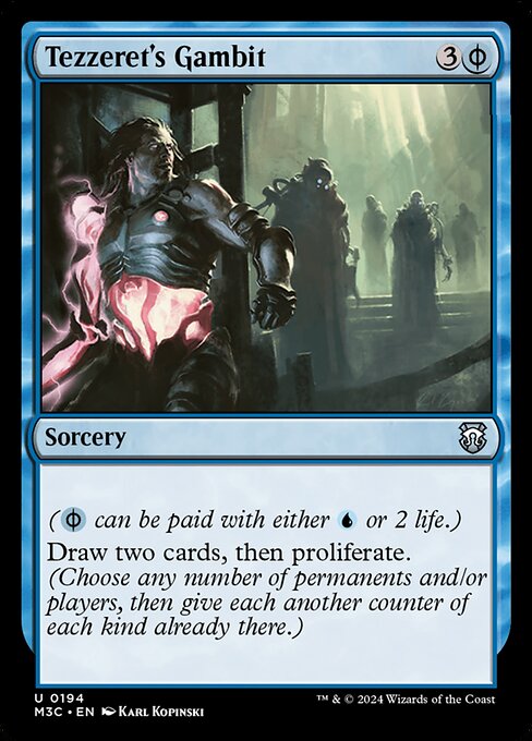 Tezzeret's Gambit - Modern Horizons 3 Commander - 194