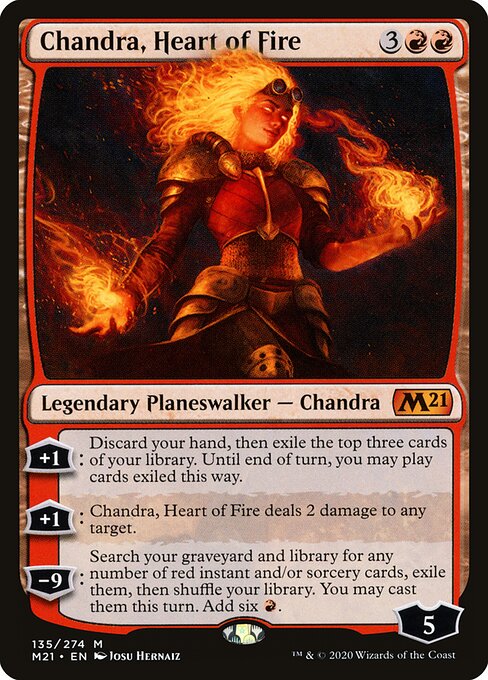 Chandra, Heart of Fire - Core Set 2021 - 135