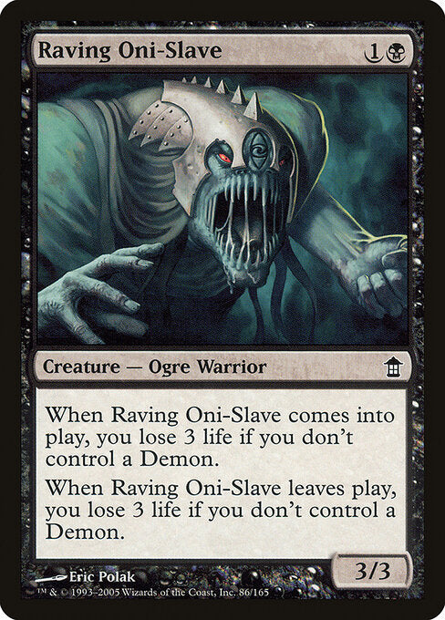 Raving Oni-Slave - Saviors of Kamigawa - 86