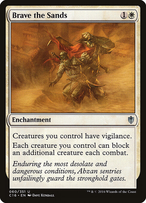 Brave the Sands - Commander 2016 - 60