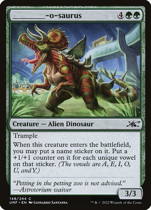 _____-o-saurus - Unfinity - 148