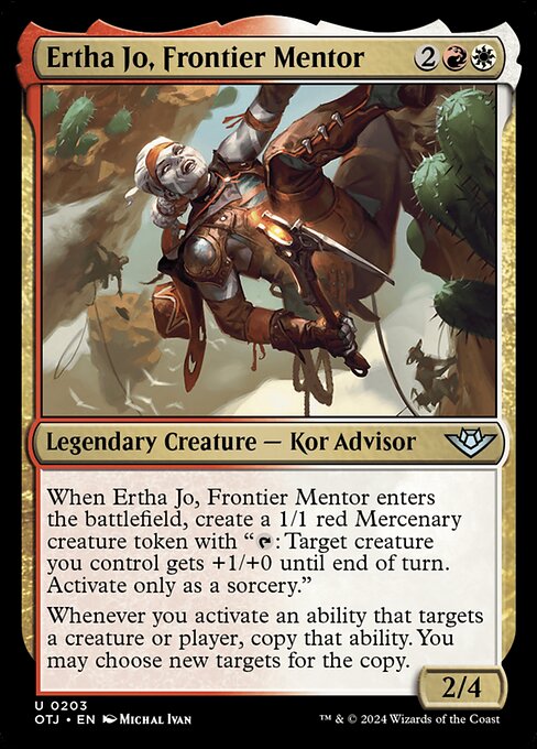 Ertha Jo, Frontier Mentor - Outlaws of Thunder Junction - 203