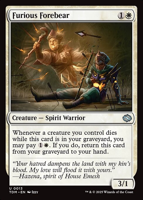 Furious Forebear - Tarkir: Dragonstorm - 13