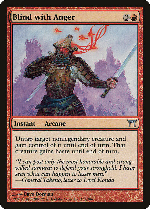Blind with Anger - Champions of Kamigawa - 158