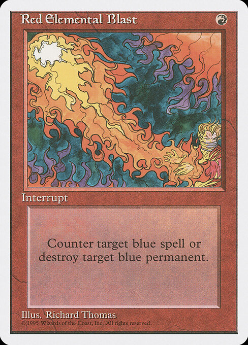 Red Elemental Blast - Fourth Edition - 218