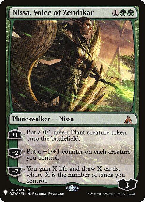 Nissa, Voice of Zendikar - The List - OGW-138