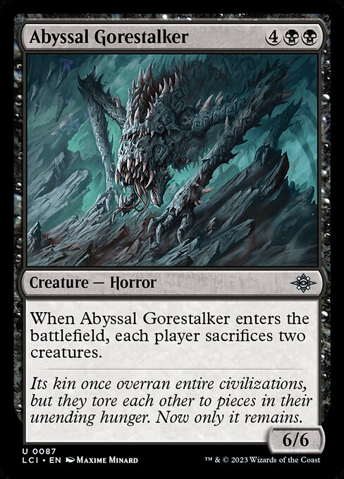 Abyssal Gorestalker - The Lost Caverns of Ixalan - 87